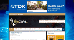 Desktop Screenshot of menuzabreh.cz